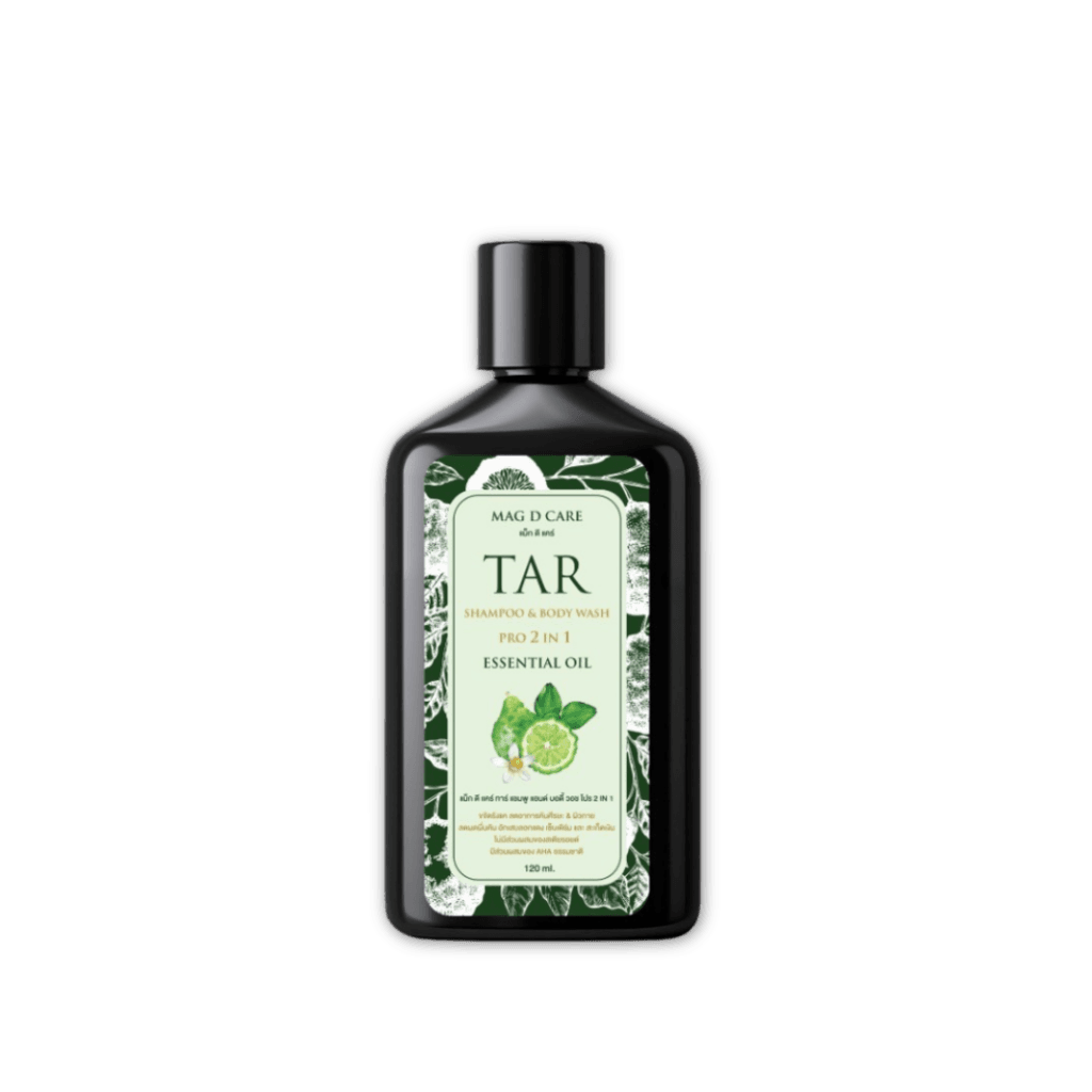 TAR SHAMPOO & BODY WASH PRO 2IN1 ผลิตภัณฑ์อาบน้ำ แชมพูขจัดรังแค 120 ML.