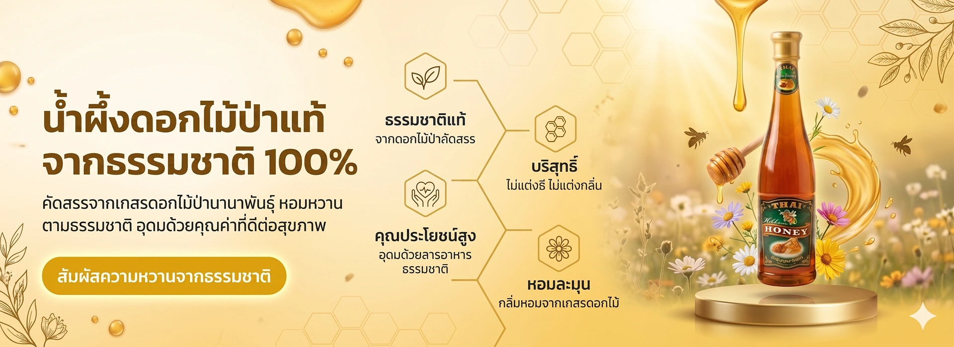 Banner 1 น้ำผึ้งดอกไม้ป่า