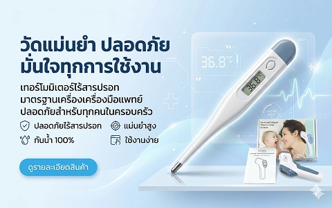 CTA MB 1 เทอร์โมมิเตอร์วัดอุณหภูมิร่างกาย